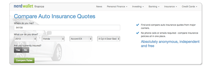 New Comparison Tool Provides Free, Painless Car Insurance Quotes To ...